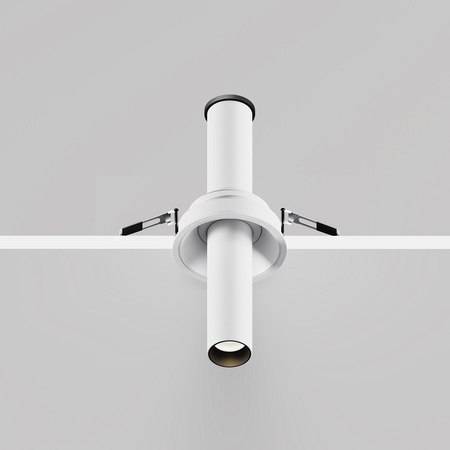Oprawa podtynkowa z wysuwaną białą tubą LED 3000K Focus T C140RS-L200-7W3K-W Maytoni