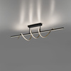 Lampa sufitowa spirala w kolorze czarnym i mosiężnym EMANDA LED 3000K z funkcją SwitchMo Just Light 19112-68
