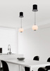 Lampa wisząca jedynka LED Luberon czarny chrom Aviano Lighting 6051-105