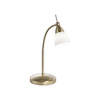 LAMPA STOŁOWA MATOWY MOSIĄDZ z wyginanym ramieniem 1xG9 PINO 4001-60 