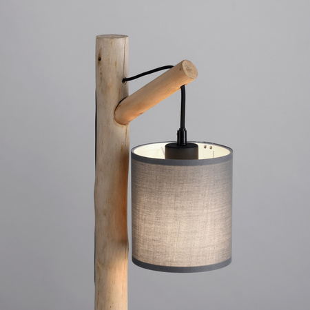 Lampka stołowa drewniana konstrukcja i zwisający abażur GREEN TRIBU 1xE27 Just Light 15784-29