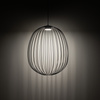 Lampa wisząca druciana o średnicy 50cm SPHERA L BLACK 1XGX53 Tk Lighting 11301