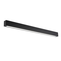 Kinkiet Ibros podłużny 120cm nad lustro czarny IP44 LED CCT Light Prestige GS-LWA-18W BK CCT