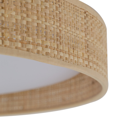 Plafon sufitowy w kolorze słomkowym 42,5cm DEMI RAFIA LED Tk Lighting 11855