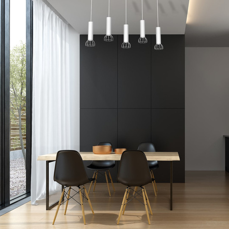 Lampa Wisząca DANTE SILVER 5x mini GU10 MLP7367