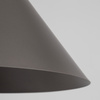 Lampa wisząca metalowy stożek w odcieniu brązu 33,5cm CONO L NEW BROWN 1XE27 Tk Lighting 11377