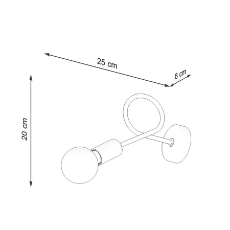 Kinkiet LOOP chrom Sollux SL.1439
