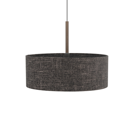 Lampa wisząca o średnicy 50cm z abażurem w kolorze czarny melanż 1xE27 AMARELA M Nowodvorski 11659