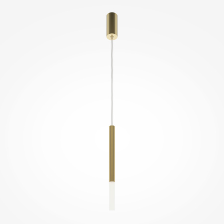 Lampa wisząca złota tuba 45cm o średnicy 3cm Pro Shade MOD157PL-L6G4K1 Maytoni