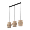 Lampa wisząca potrójna abażury z juty CALISTO JUTA 3xE27 Tk Lighting 10978