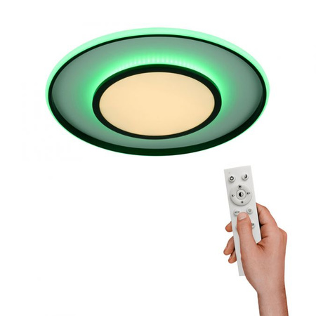 Lampa sufitowa plafon ARENDA LED RGB 60cm Leuchten Direkt 11627-18 sterowany pilotem kolory 