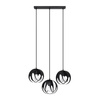 Lampa wisząca TULOS 3L czarna Sollux SL.1089