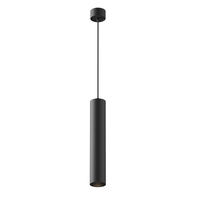 Lampa wisząca tuba czarna o średnicy 5,4cm 1xGU10 Artisan P082PL-GU10-B Maytoni