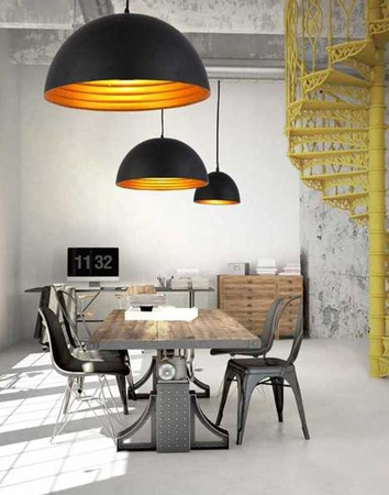 Lampa wisząca MODENA 50 czarno złota AZzardo AZ1395