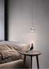Lampa pojedyncza nikiel matowy QUIBERON Aviano Lighting 6039-103