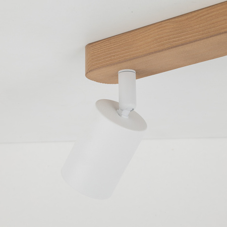 Lampa sufitowa TOP WHITE WOOD TK Lighting 3295