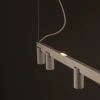 Lampa wisząca beżowa belka z tubami FOURTY LINE LED 900 Nowodvorski 12297