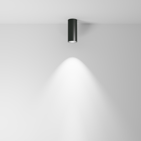 Oprawa natynkowa czarna o wysokości 12,5cm LED 4000K FOCUS LED C056CL-L12B4K-W-B Maytoni
