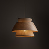 Lampa wisząca o średnicy 38cm KALUM WOOD 1XE27 Tk Lighting 11784