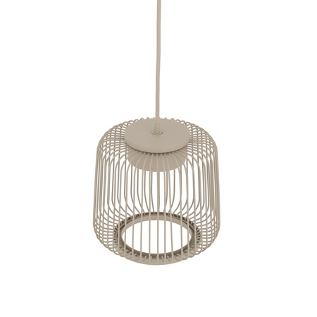 Lampa wisząca z cylindrycznym ażurowym beżowym kloszem 1xGX53 KENAI A Nowodvorski 12217