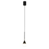 Lampa wisząca do łazienki IP44 Nata LED 3000K czarna PL0104-BK Yaskr