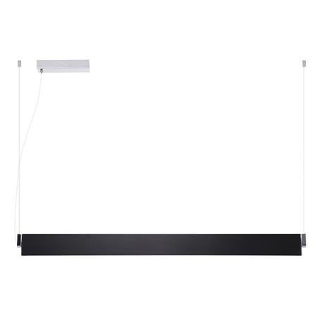 Czarna lampa wisząca liniowa 104cm NORMAN XL BLACK AZZARDO AZ4180