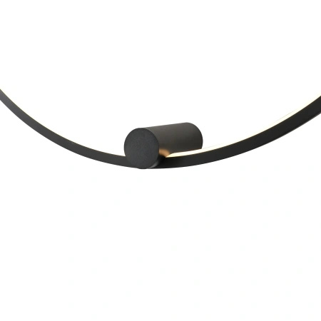 Kinkiet czarna obręcz o średnicy 90cm Ringa L 1xLED WL0116-L-BK Yaskr