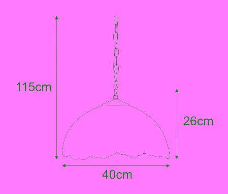 Lampa wisząca K-P161122 z serii WITRAŻ Kaja Lighting