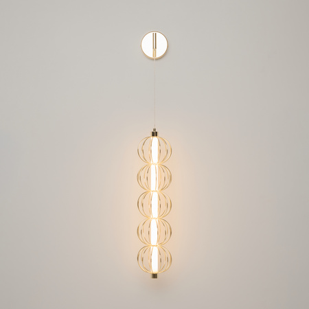 Złoty kinkiet ścienny – nowoczesna lampa dekoracyjna w stylu art déco Golden Cage MOD216WL-L10G3K Maytoni