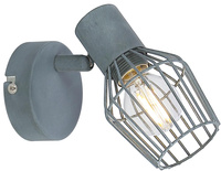 VIKING LAMPA KINKIET 1X40W E14 SZARY Candellux 91-68002