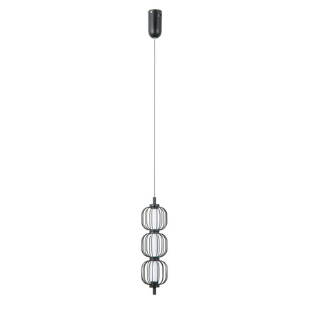 Lampa wisząca Pedro czarna LED 3000K Italux PND-34405-3V-BK