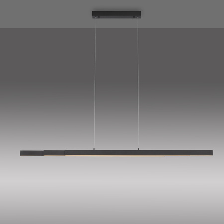 Lampa wisząca liniowa rozsuwana w kolorze antracytowym LED 3000K LUZI Paul Neuhaus 11660-13