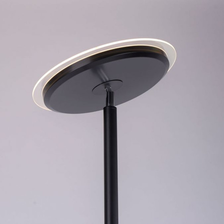 Lampa podłogowa czarna HANS LED Leuchten Direkt 11709-18