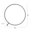 Lampa podłogowa duży czarny okrąg 100cm LED HULA Paul Neuhaus 320-18 sterowana pilotem