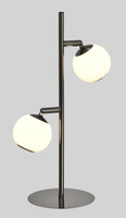 Lampa stojąca dwójka LED Luberon czarny chrom Aviano Lighting 8051-205