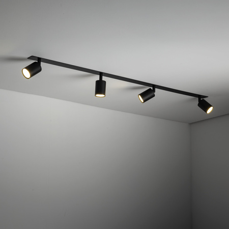 NEX BLACK 4XGU10 LAMPA SUFITOWA PODTYNKOWA TK Lighting 10801