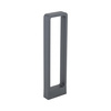 Szary słupek ogrodowy ramka 60cm LED 3000K ARIUS M GRAY IP54 Tk Lighting 19004