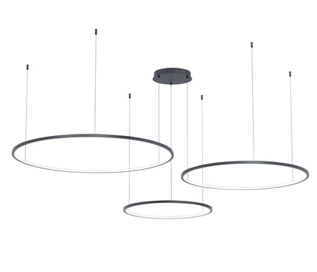 Lampa wisząca Saturno Black 100W LED Milagro ML0846