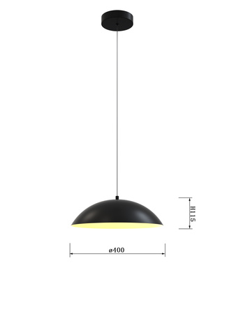 Lampa wisząca pojedyńcza ROSSKOFF LED 40cm Wofi Premium 6001-104