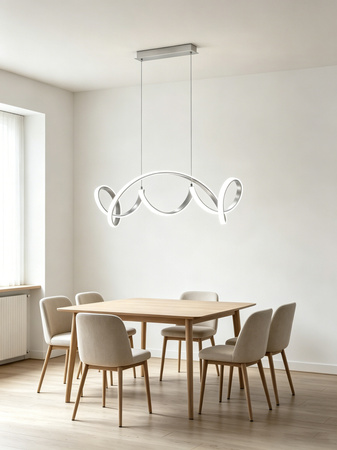 Lampa wisząca Toronto srebrna Aviano Lighting 7095-0163