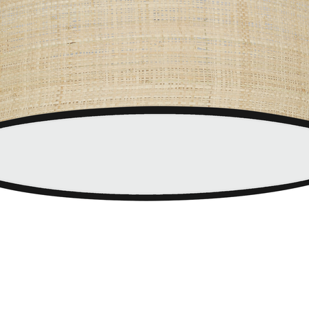 Lampa sufitowa rattanowa MARSHALL NEW / RATTAN 2xE27 Ø40cm MLP71067 - naturalny klosz, styl boho