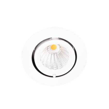 Okrągłe ruchome oczko sufitowe podtynkowe LED 3000K Maxlight H0132 Rubio