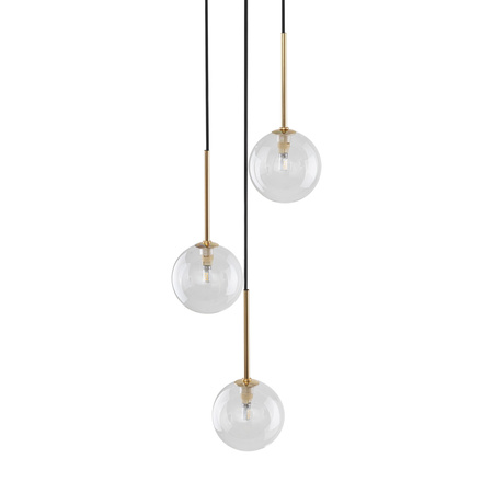 NILOS BLACK / GOLD LAMPA WISZACA 3 TK Lighting 5942