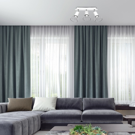 Lampa Sufitowa DANTE SILVER 3x mini GU10 MLP7363