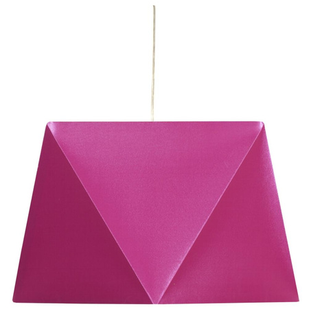 HEXAGEN LAMPA WISZĄCA 42 1X60W E27 RÓŻOWY (ABAŻUR 77-01672+LINKA 85-10608) Candellux 31-03638