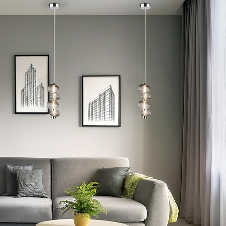 Lampa wisząca BOLLA SMOKED 17W LED Milagro ML1423