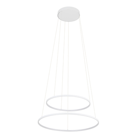 Lampa wisząca dwa białe pierścienie CIRCOLO POWER LED 3000K Nowodvorski 11646