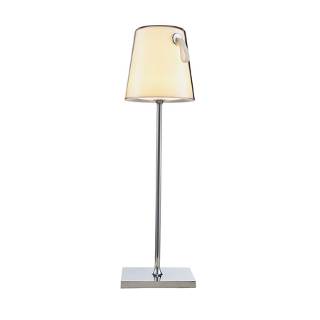 Lampka stołowa przenośna ładowana USB chromowana Ostap Italux TB-2749-CH