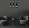 Lampa wisząca VIDAR III BLACK/CHROME 3xGU10 Milagro MLP6288