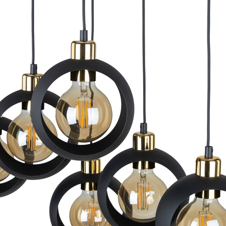 Lampa wisząca CYKLOP VI BLACK TK Lighting 2756